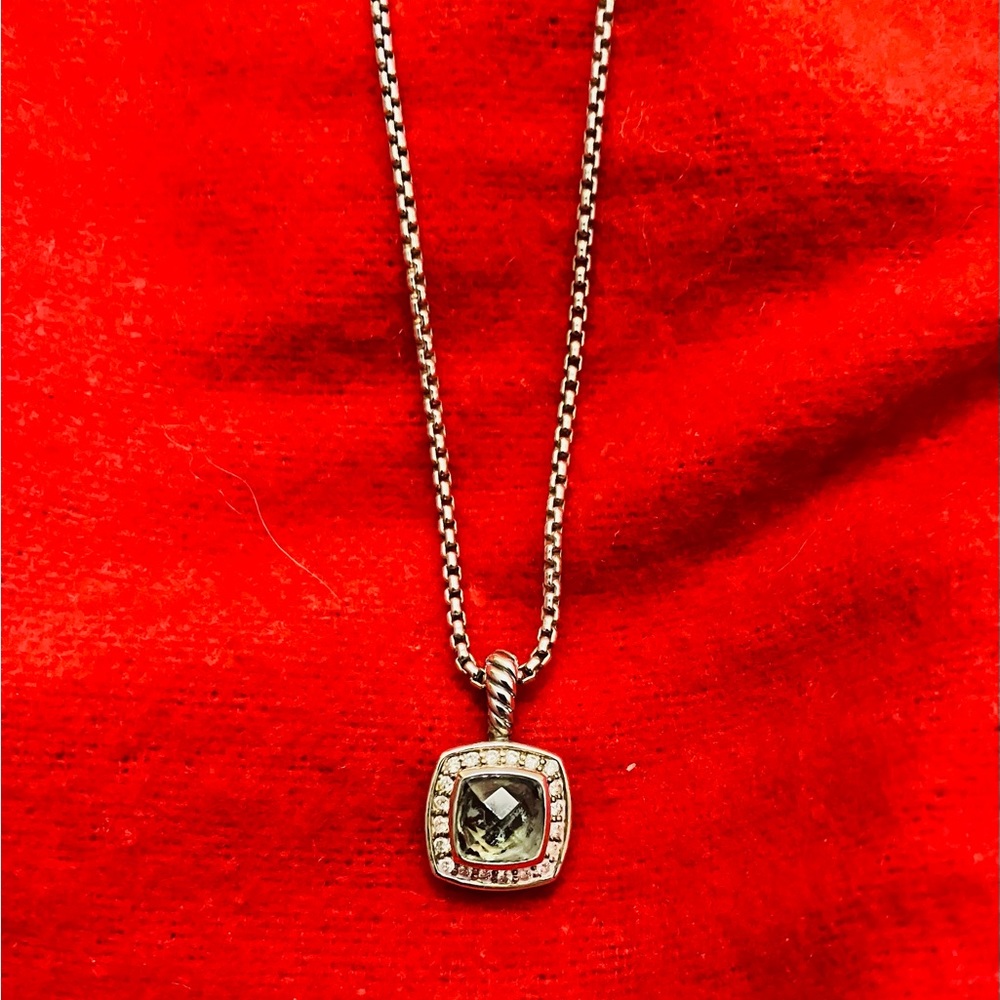 David Yurman Petite Albion Necklace in Prasiolite